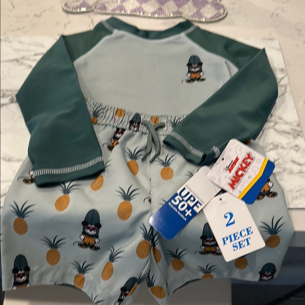 Mickey Mouse Pineapple Two-Piece Set